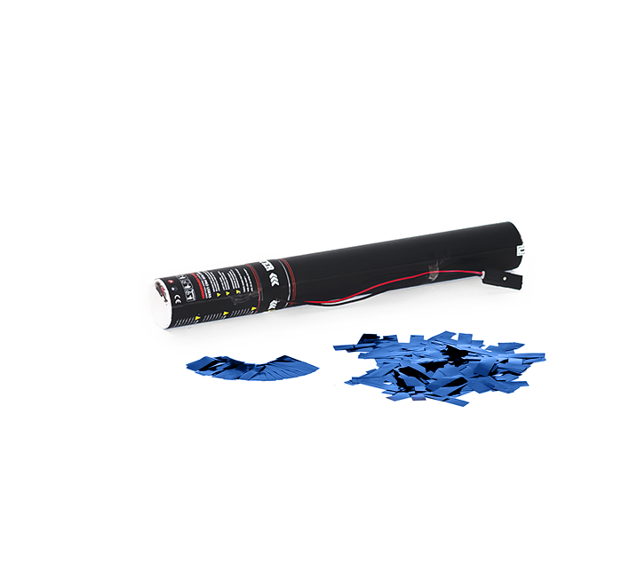 TCM FX - Elektromos Konfetti Ágyú 50cm - Blue Metallic